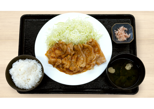 豚の生姜焼き定食