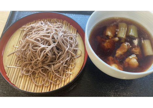大山どりのつけ麺蕎麦